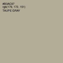 #B3AC97 - Taupe Gray Color Image